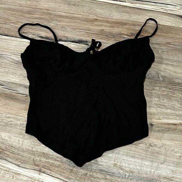 Reformation Cove Top Black | Size 0 - Picture 2 of 5
